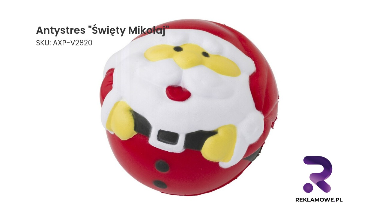 Antystres w ksztalcie Świętego Mikołaja