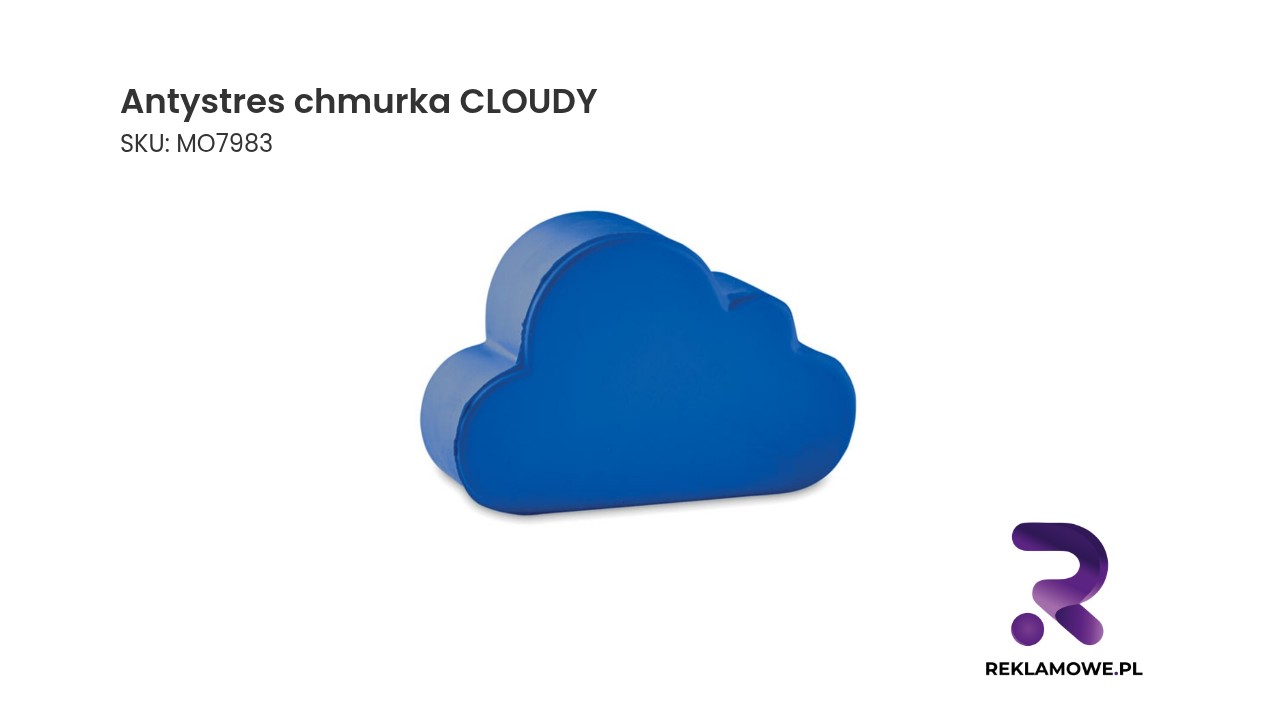 Antystres w kształcie chmurki model CLOUDY