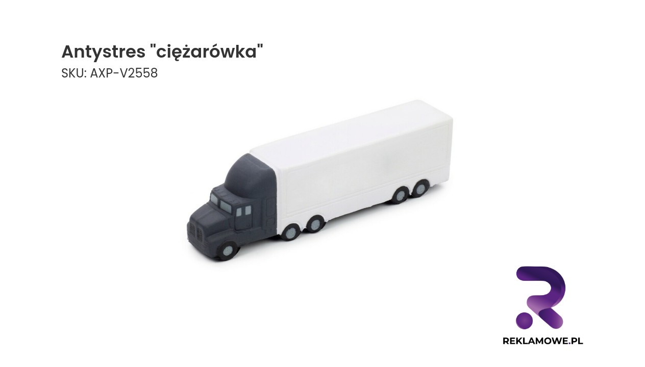 Antystres ciężarówka – piłeczka antystresowa w kształcie ciężarówki