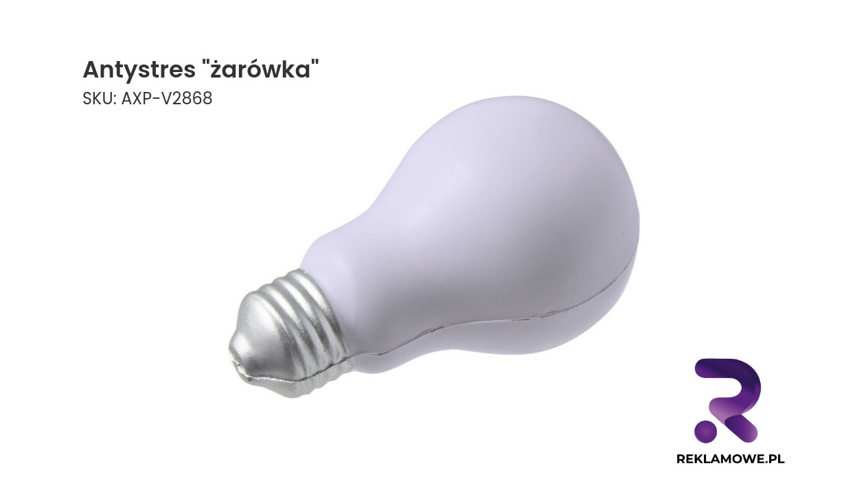 Antystres w kształcie żarówki