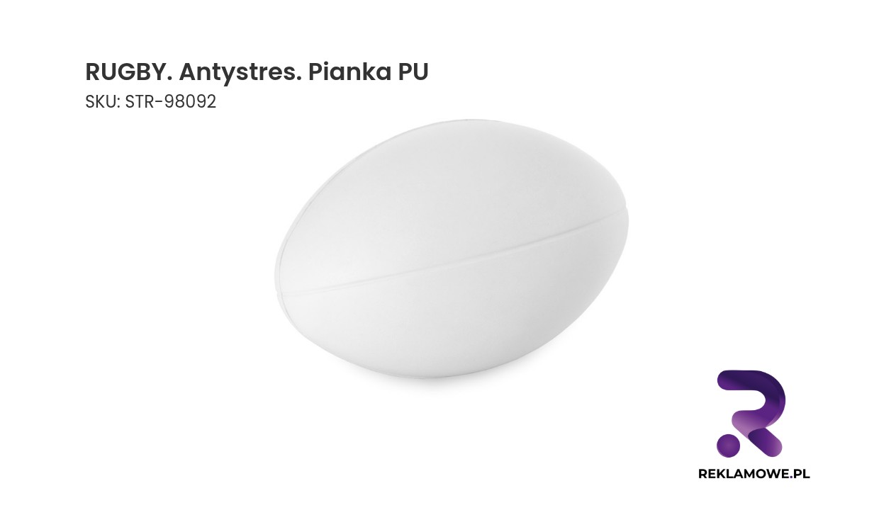 RUGBY antystres z pianki PU – piłka antystresowa
