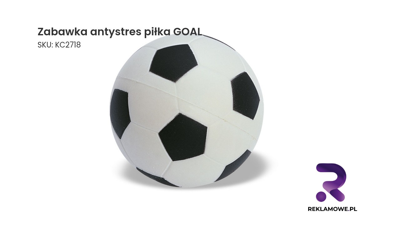 Antystresowa piłka GOAL do ściskania dla relaksu